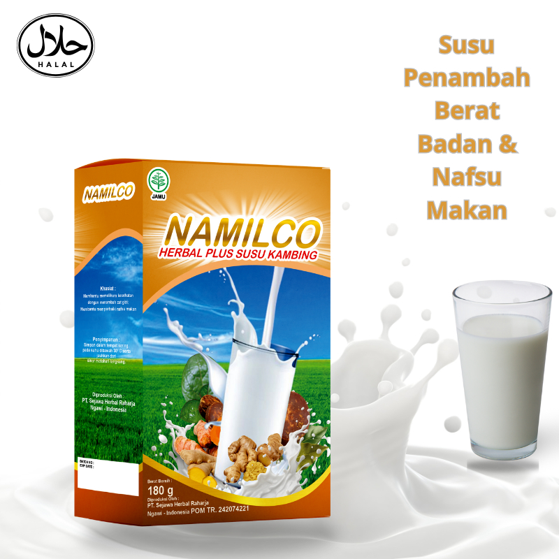 

NAMILCO - SUSU HERBAL PENAMBAH NAFSU MAKAN / SUSU PULEN KAMBING ETAWA RASA ORIGINAL / COD