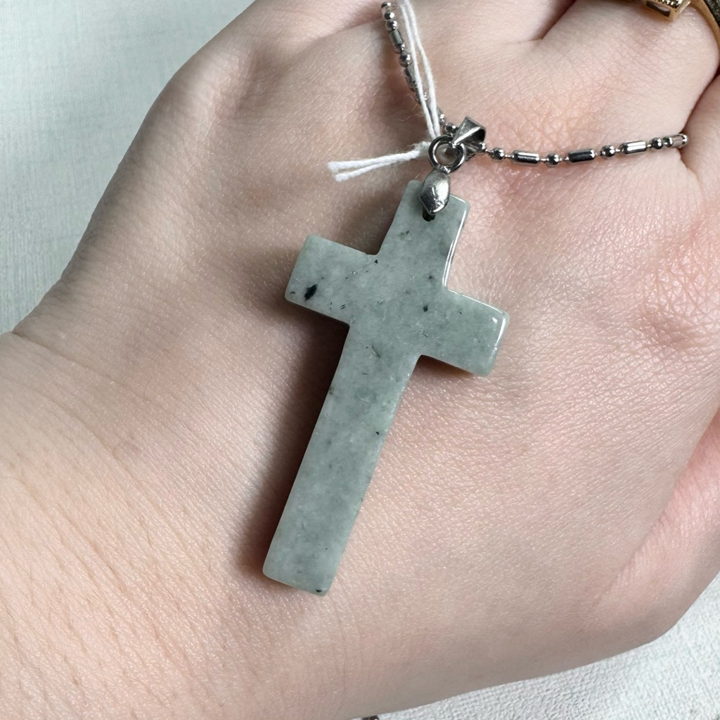 liontin salib giok jade jadeite burma type a