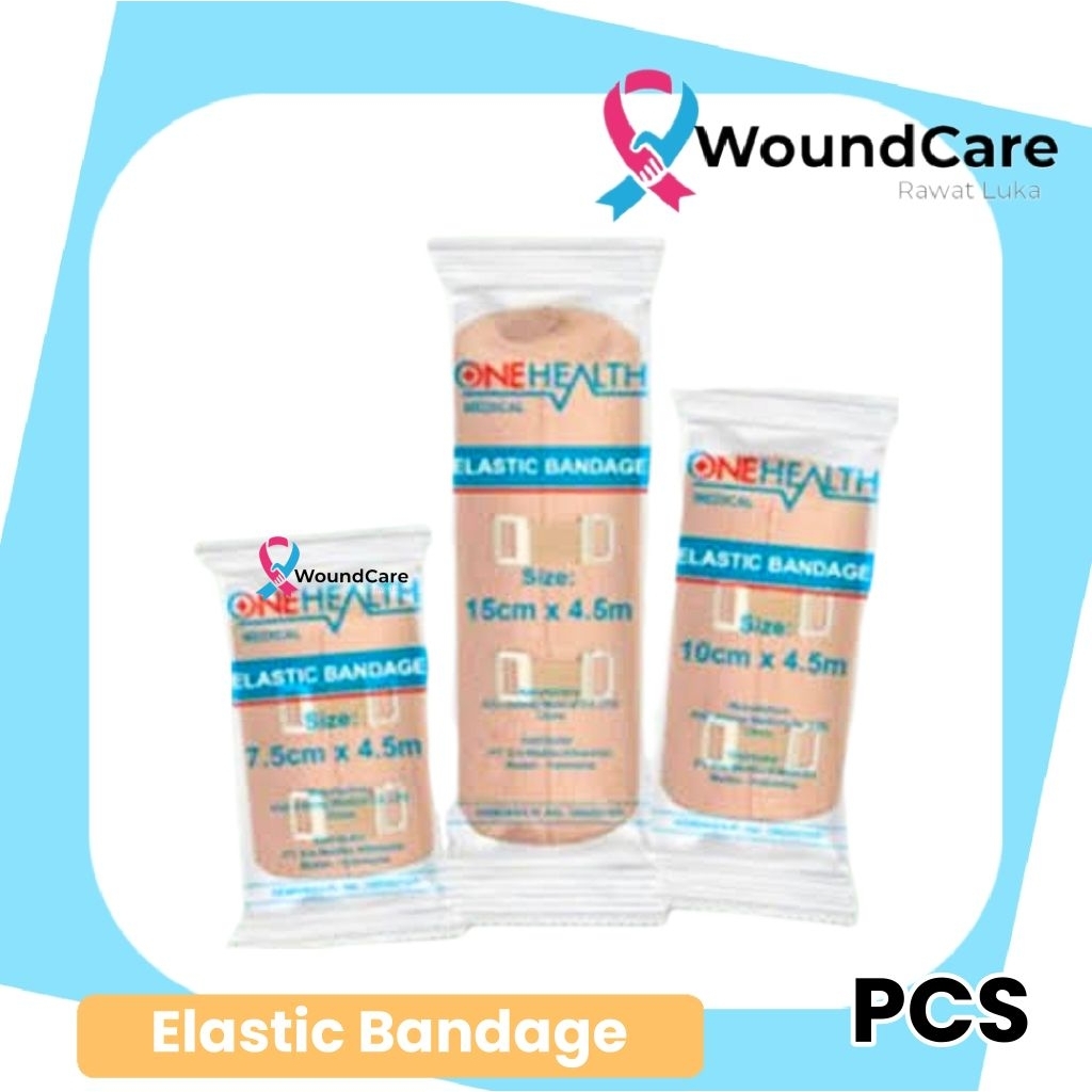 Onehealth Elastic Bandage Perban Elastis Cokelat