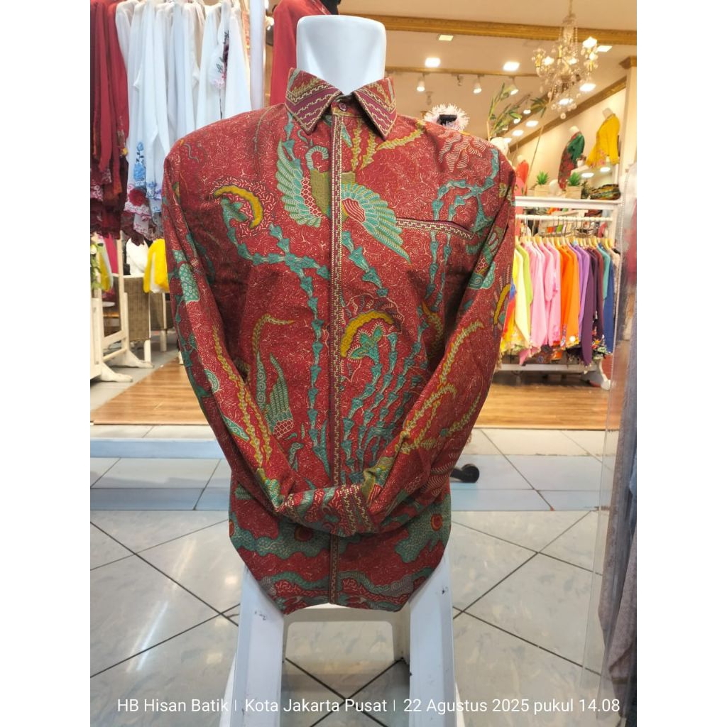 HISANBATIK | Kemeja batik Dobby Reguler Bordir