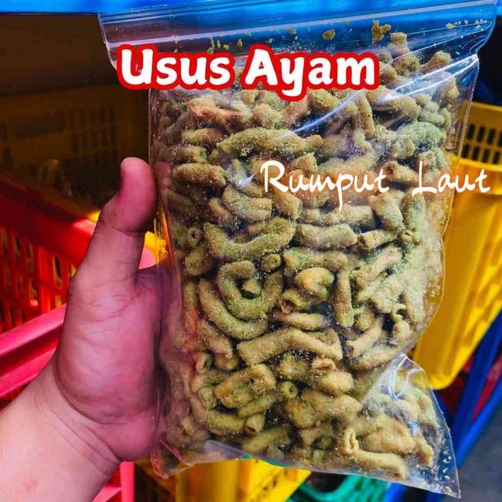 

keripik usus ayam 1 kg RUMPUT LAUT