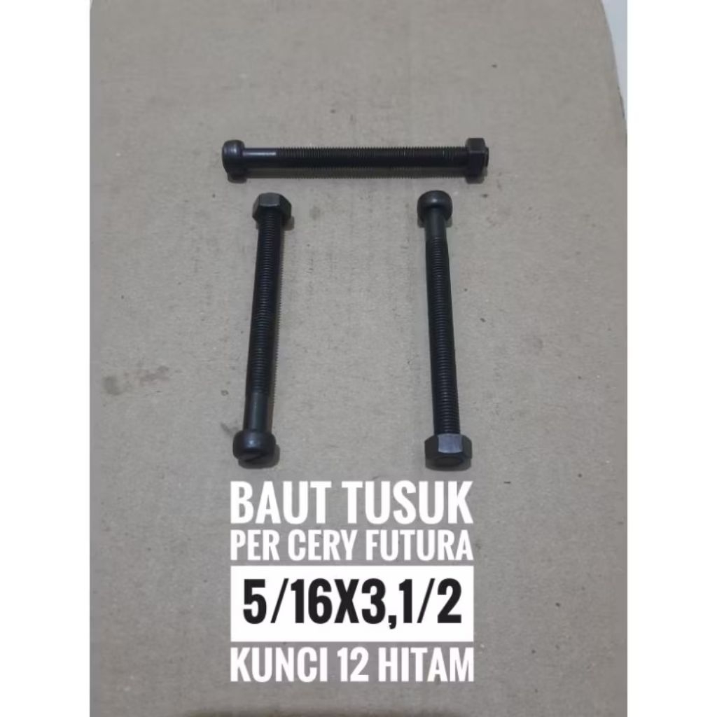baut tusuk per mobil carry futura 5/16x3,1/2 kunci 12