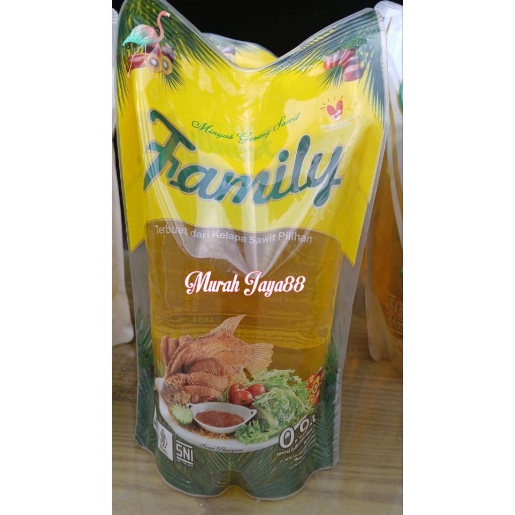 Minyak Goreng FAMILY 900ml isi 12 Pouch / Minyak Goreng 1 dus / Minyak Goreng FAMILY 0.9 liter / Min
