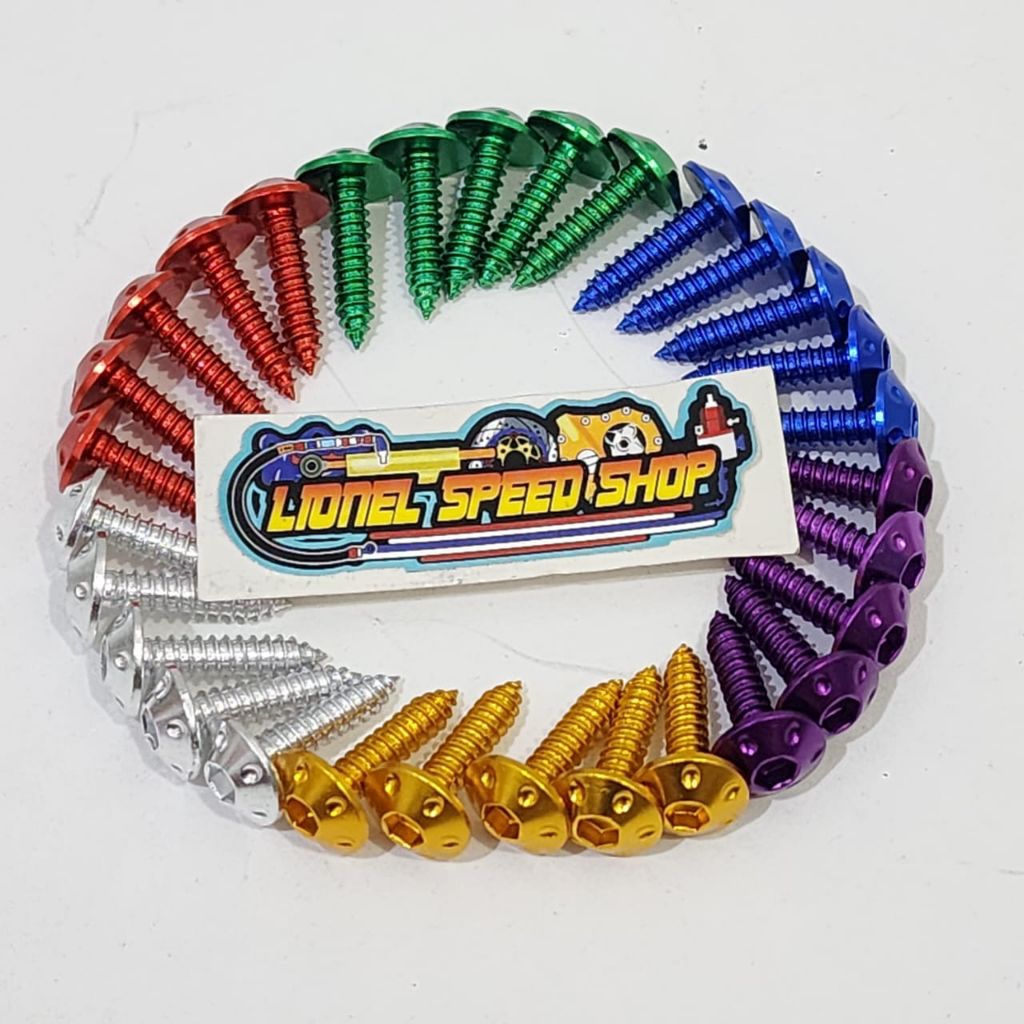 Baut tutup filter motor cnc baut filter honda yamaha mio beat vario pcx dll