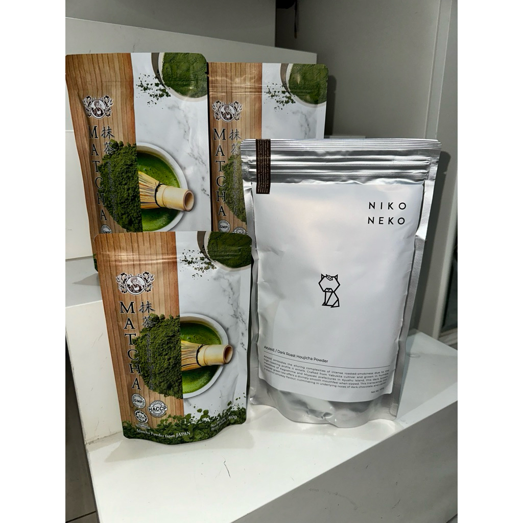 

NIKO NEKO MATCHA - AKANE 20gr FREE MAMAMI JAPANESE MATCHA 10gr
