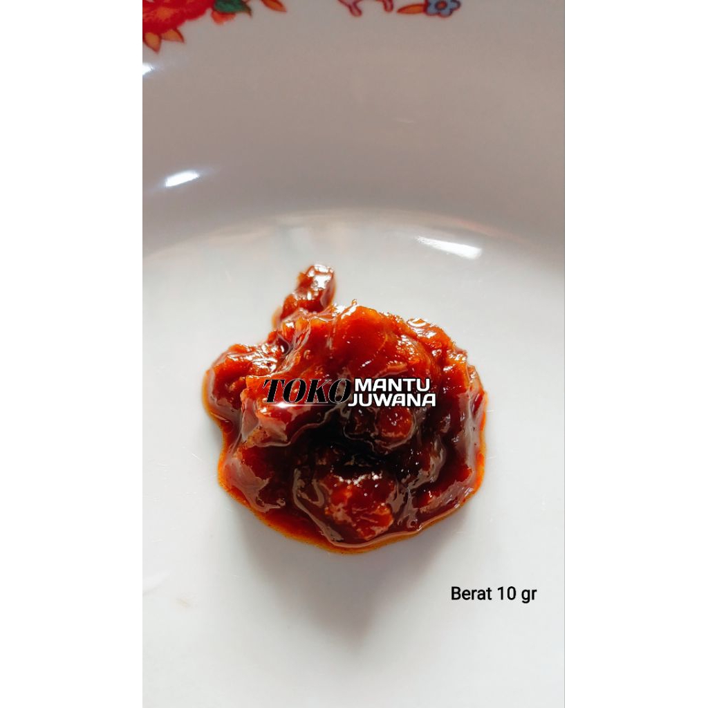 

Sambel terasi Mantu Juwana 10gr