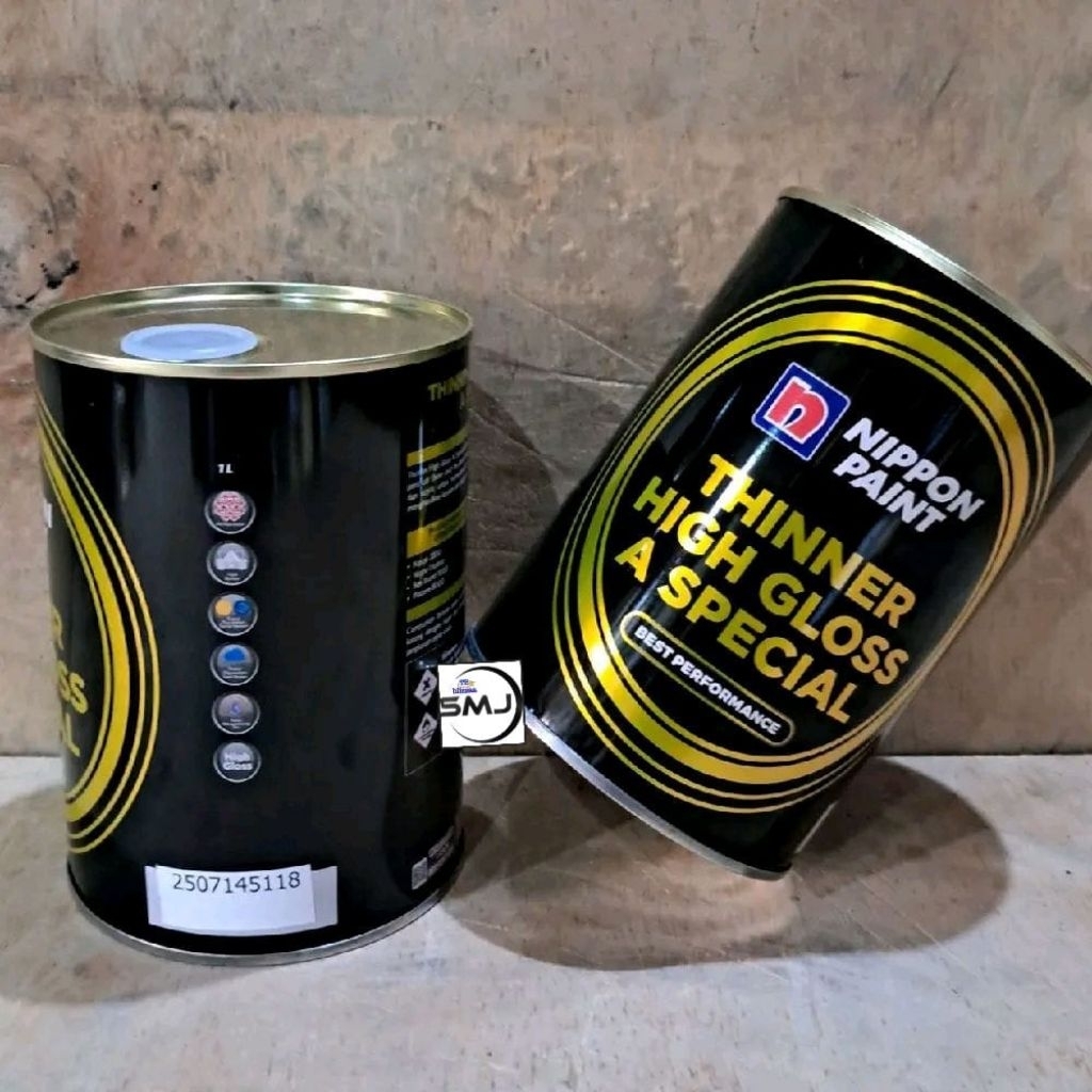 Thinner High Gloss A Special Nippon Paint 1LTR Thiner A Special Tiner Nippon Paint Hitam 1LTR