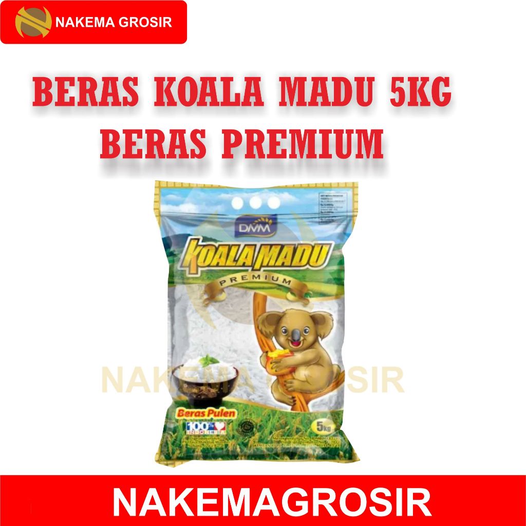 

BERAS KOALA MADU 5KG - BERAS PREMIUM MURAH #NAKEMA GROSIR