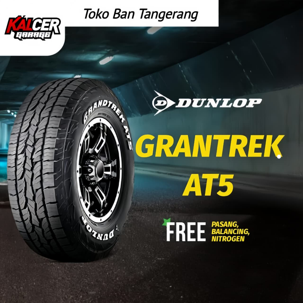 BAN MOBIL DUNLOP 235 60 R16 GRANDTREK AT5 BAN MOBIL VITARA ESCUDO RUSH RING 16