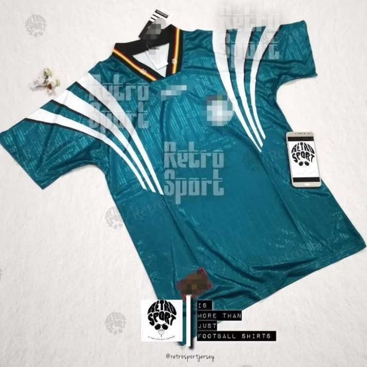 Jersey/Baju Bola Vintage — JERMAN Retro Away Yuro'96 (1996-1998) | WeKa A3/GO Import | RetroSport