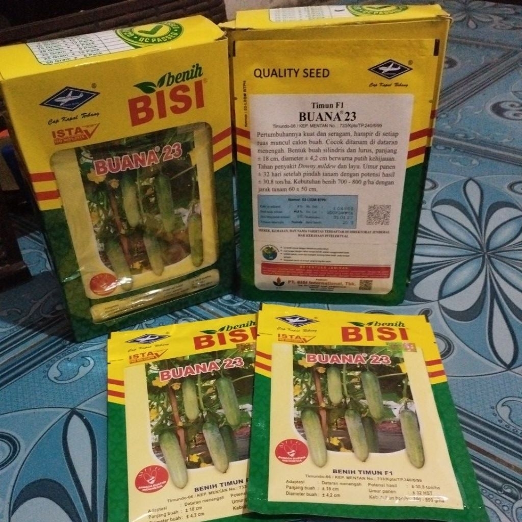 Benih Timun Buana 23 kemasan 20 gram