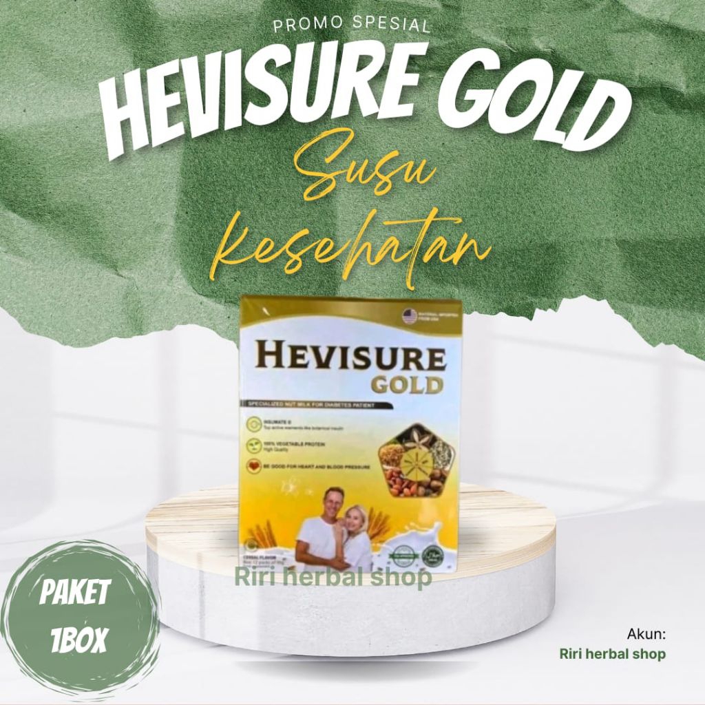

SUSU HEVISURE GOLD SUSU DIABETES | MENSTABILKAN GULA DARAH AMPUH