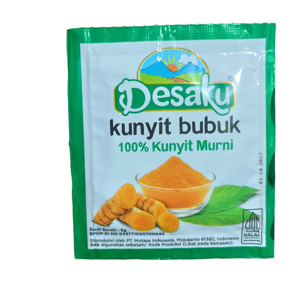 

Desaku Kunyit Bubuk 5gr Rempah Bumbu Kunyit Serbuk