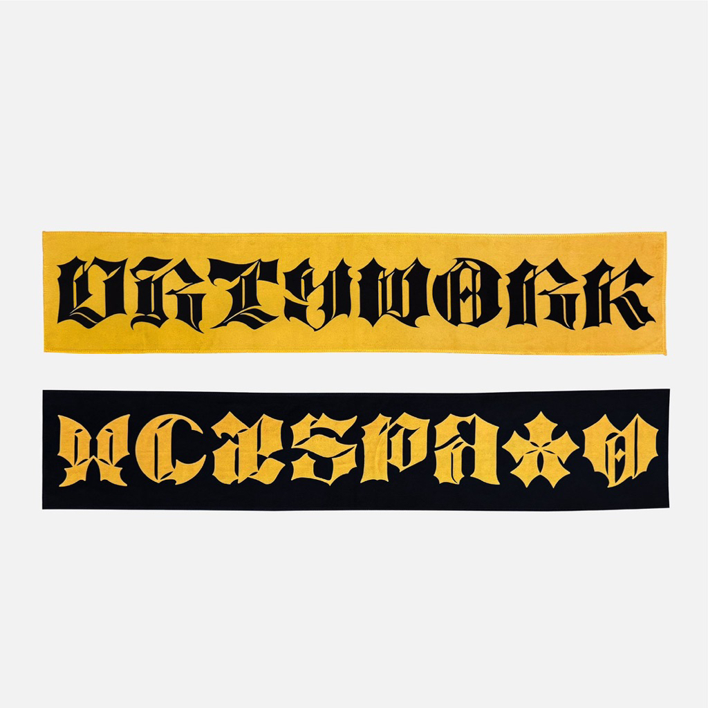 [PRE ORDER] MD REAL BAD SLOGAN TOWEL AESPA DIRTY WORK OFFICIAL MURAH