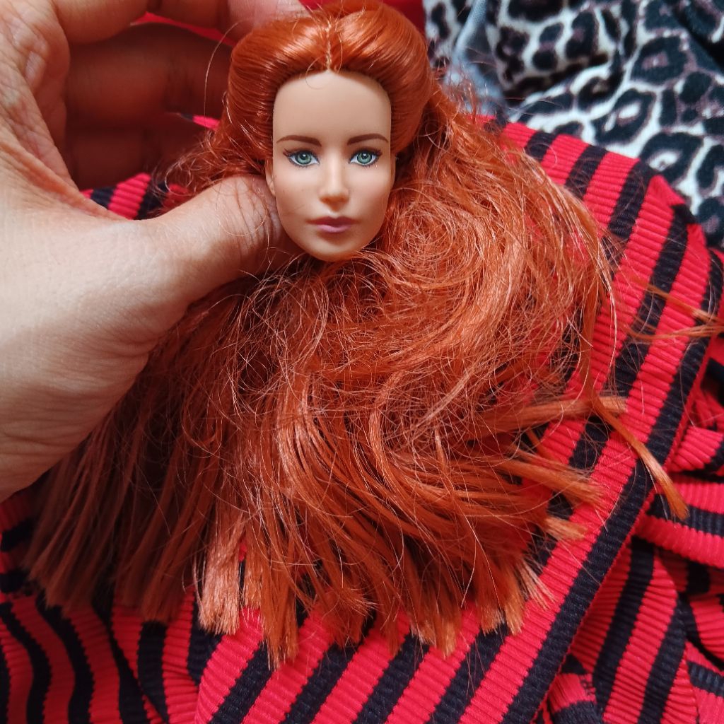kepala barbie kolektor/ kepala barbie collector/barbie preloved/barbie mtm/barbie hunger games/barbi