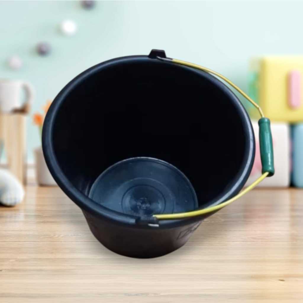 Ember Plastik Hitam Cor Pel 18 dan 22/Ember Hitam Anti Pecah | Ember Bahan Tebal