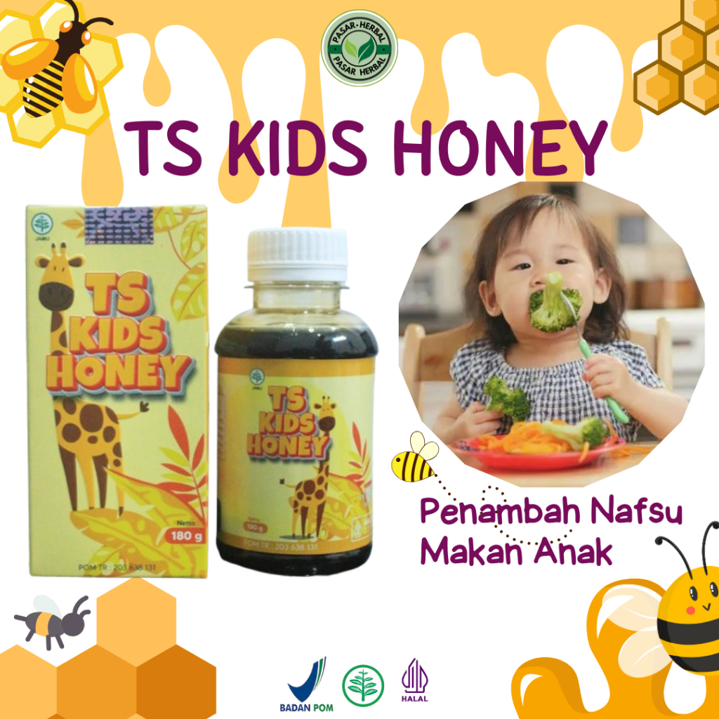 

Ts Kids Honey - Madu Penambah Nafsu Makan Berat Badan & Kecerdasan Otak Anak