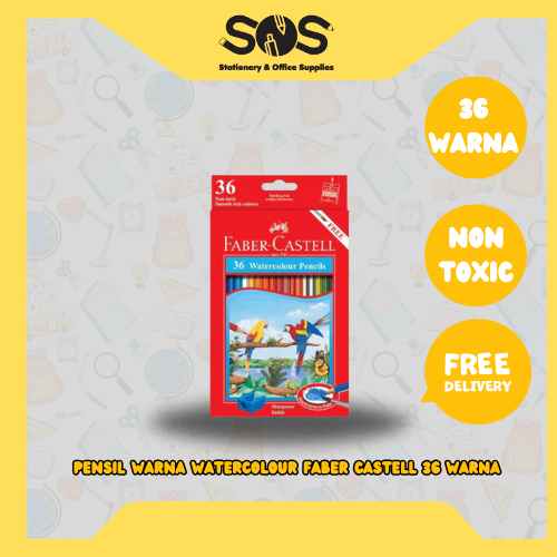 

Pensil Warna Watercolour FABER CASTELL 36 Warna