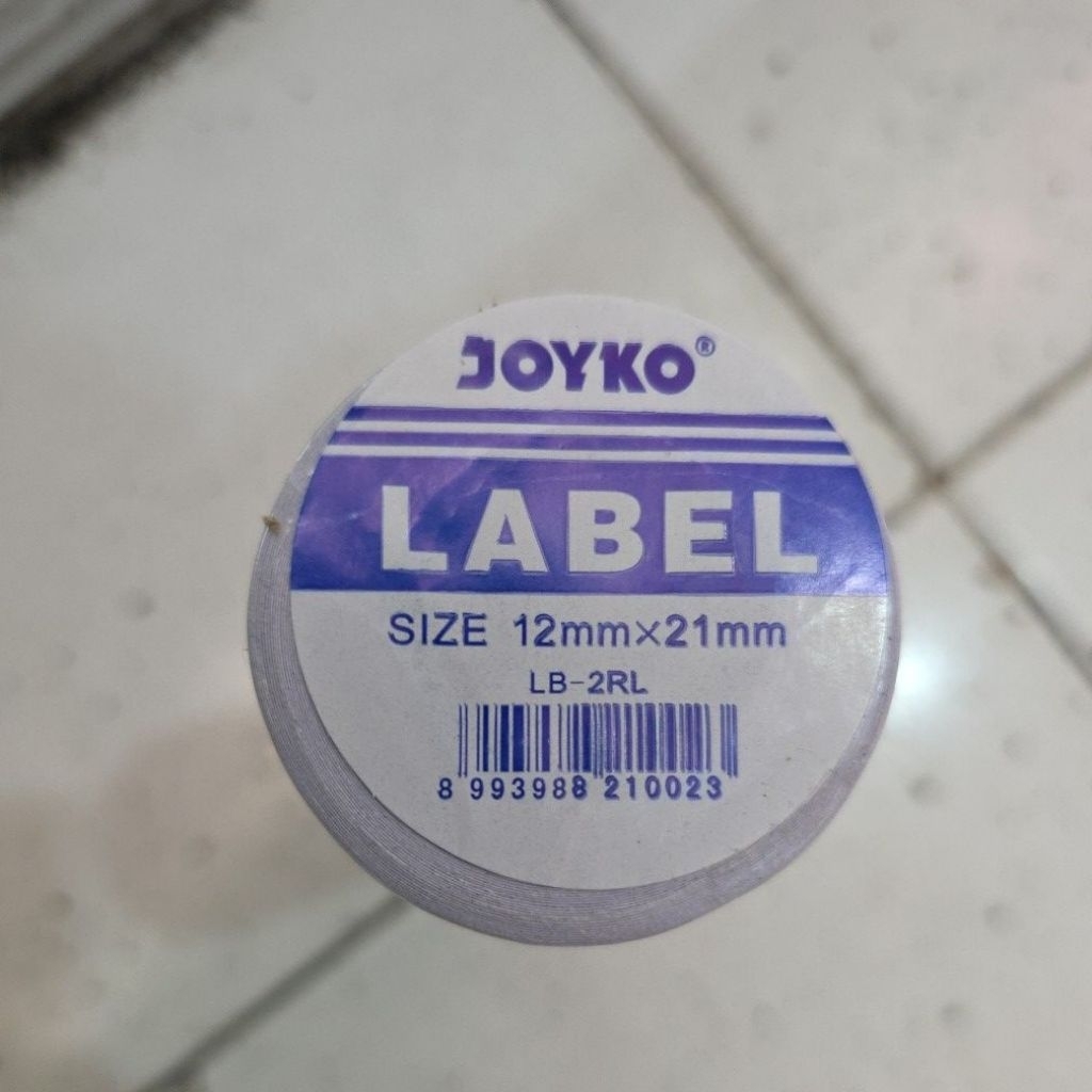 

Label Harga / Price Label Joyko LB-2RL 1 Baris 12mm x 21mm