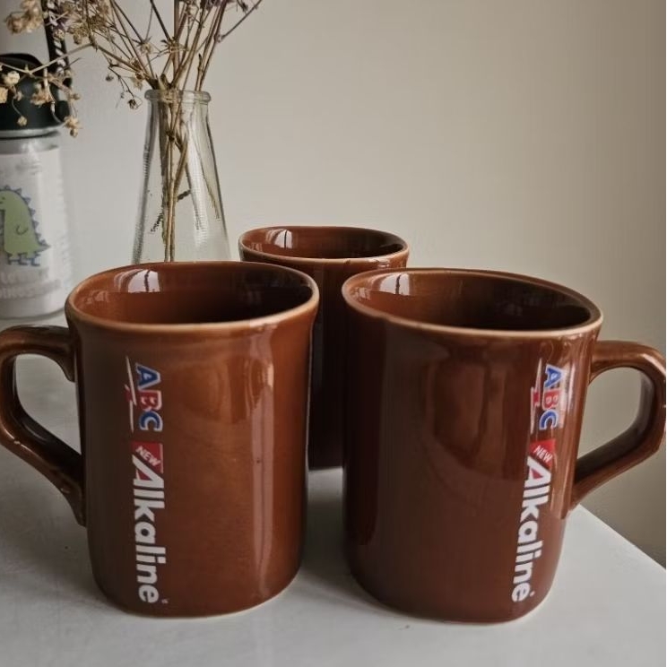 cangkir mug gelas kopi teh minum keramik kitchenware antik jadul