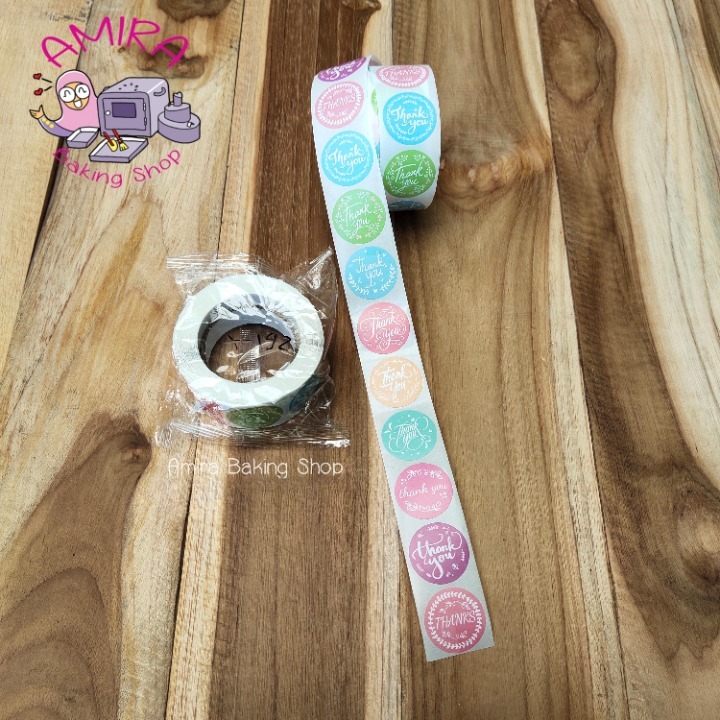 

Sticker Thank You Warna-Warni A-192