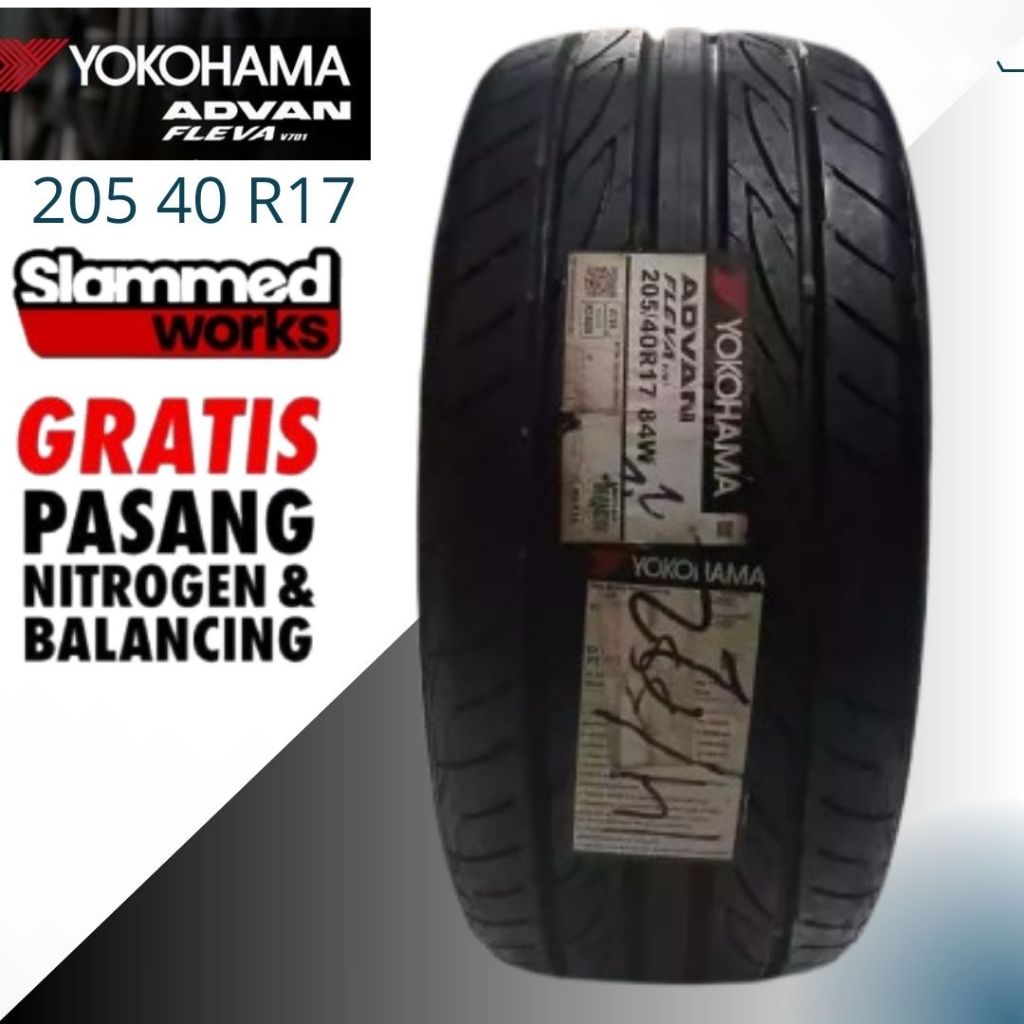 Ban Mobil Yokohama Type Advan Fleva Ukuran Ban 205 / 40 R17 Thn Pro 2022
