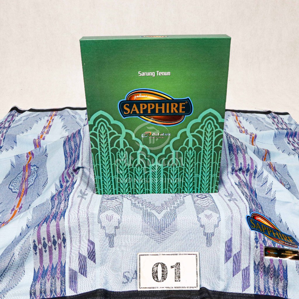 Sarung Sapphire Motif SJE Songket Jacquard Ethnic