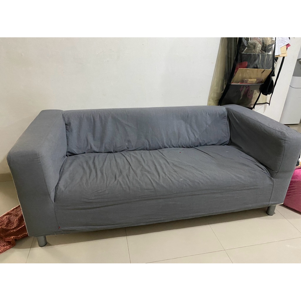 sofa ikea klippan preloved pick up tangsel