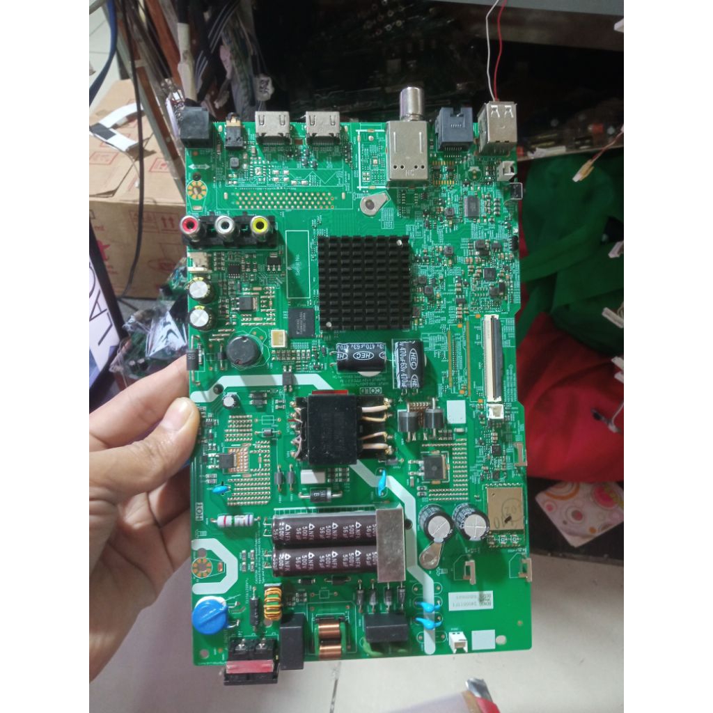 SHARP 2T-C43GH3000I MAINBOARD TV LED SMART TV DIGITAL TV / MB MOBO MESIN TV SHARP 43GH30001