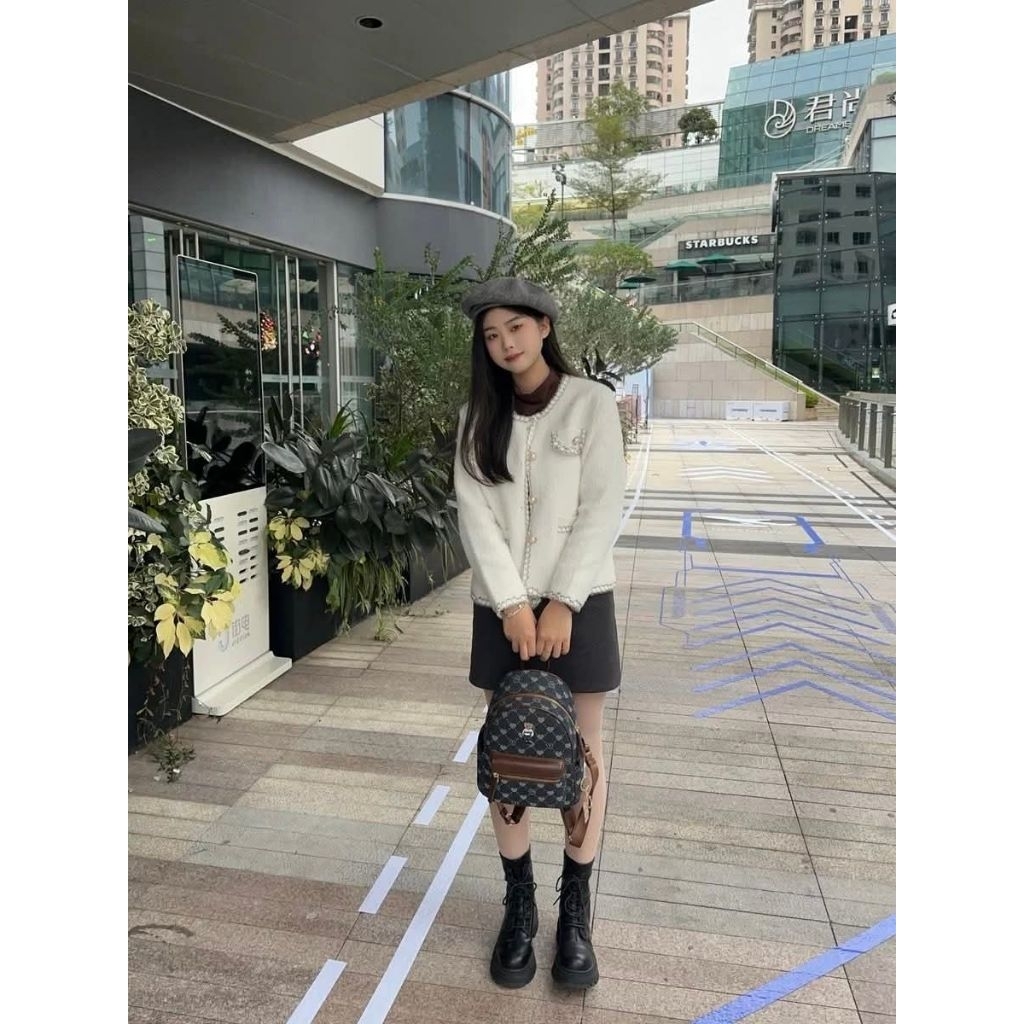 TTWN GUOO BEAR ORIGINAL GU1275 RANSEL WANITA (M) - TAS RANSEL GUOO BEAR/ TTWN BEAR