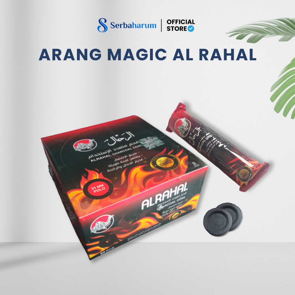 Grosir 1 Box Arang Magic Al Rahal Charcoal Coal Premium Arang Pembakaran Bukhur Dupa Aromaterapi