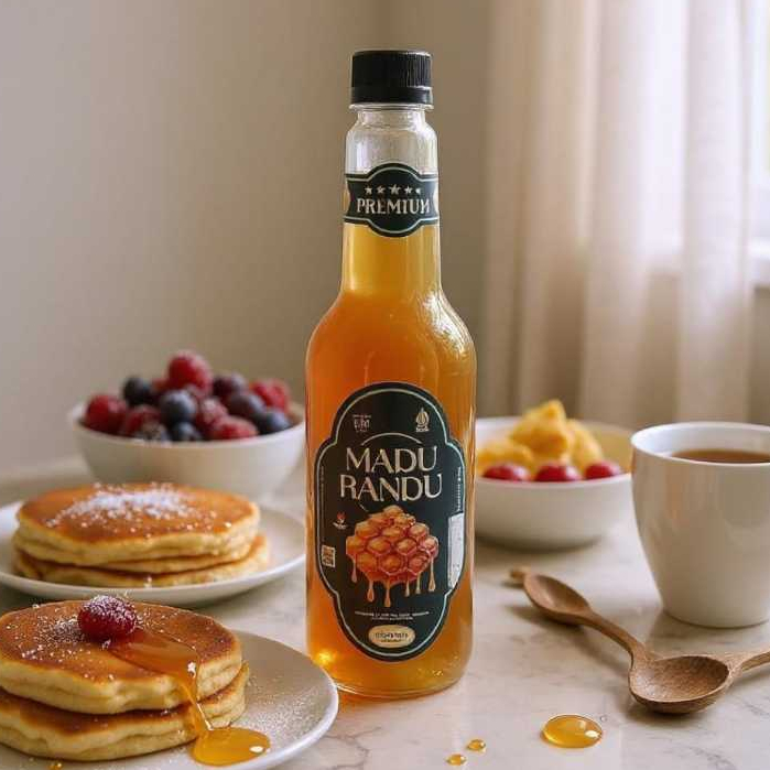 

Madu Mentah Madu Randu Premium 850 gram Mabruuk