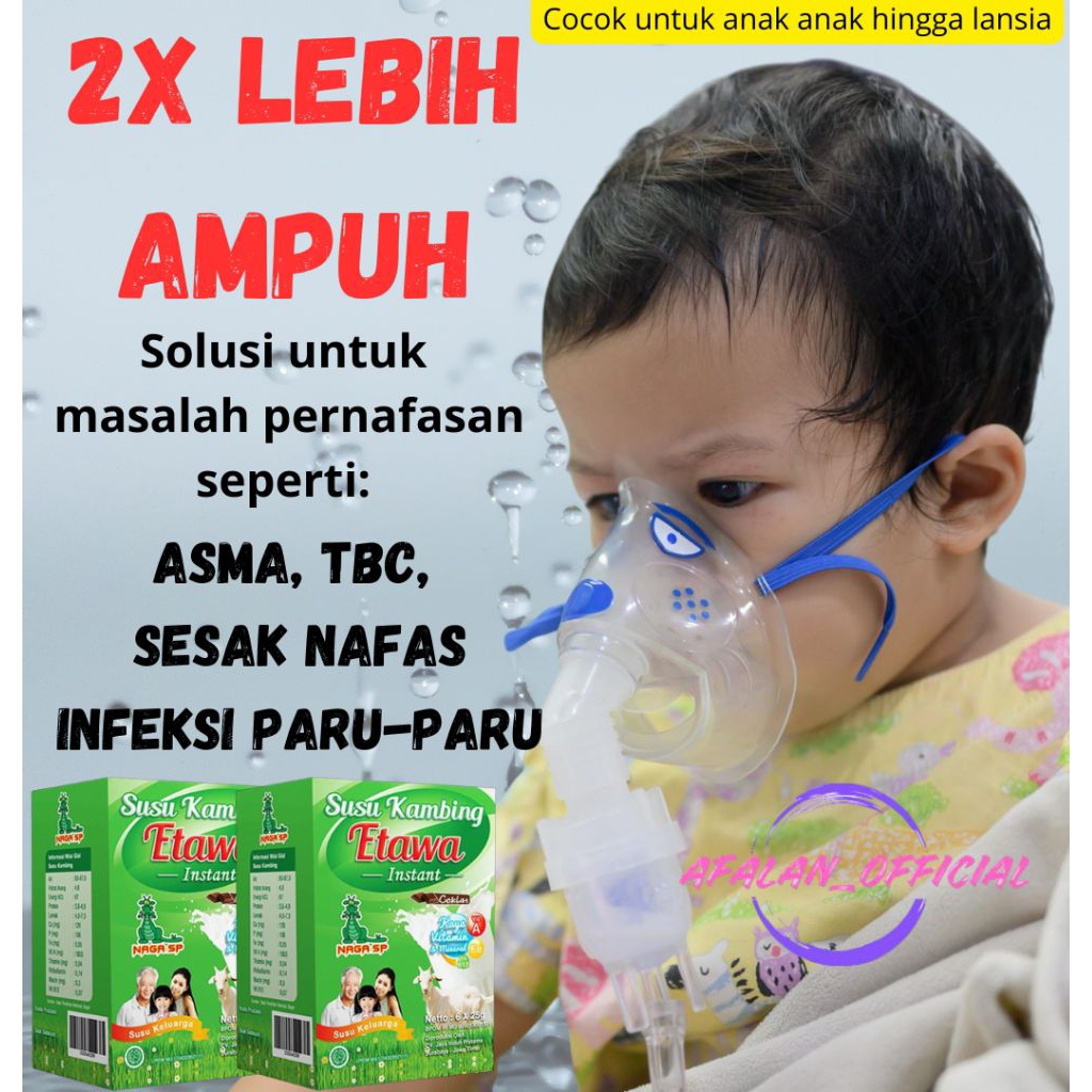 

Susu Kambing Etawa Naga SP kemasan 250g untuk asma, tbc, bronkitis, sesak nafas pada anak dan lansia