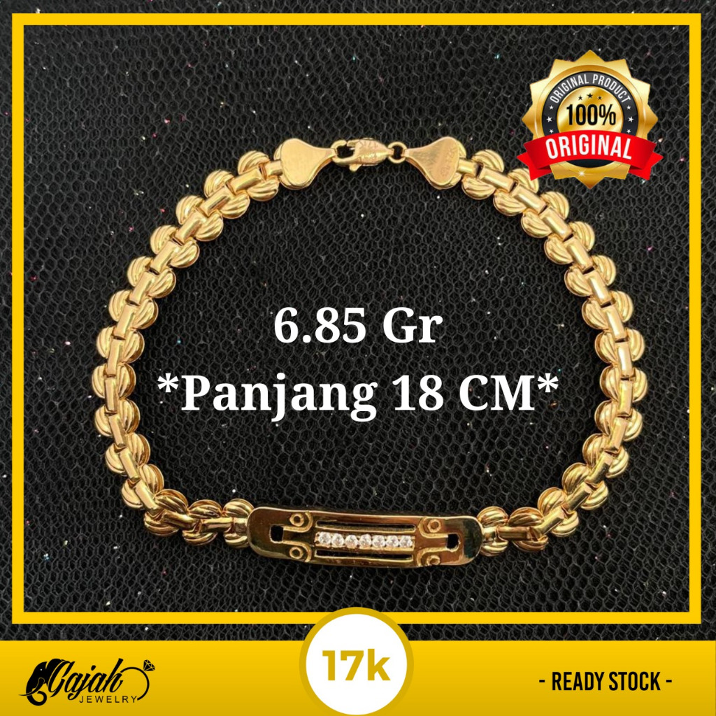 Gelang Emas 17K 6.85 Gram Toko Emas Gajah Online Salatiga  4487