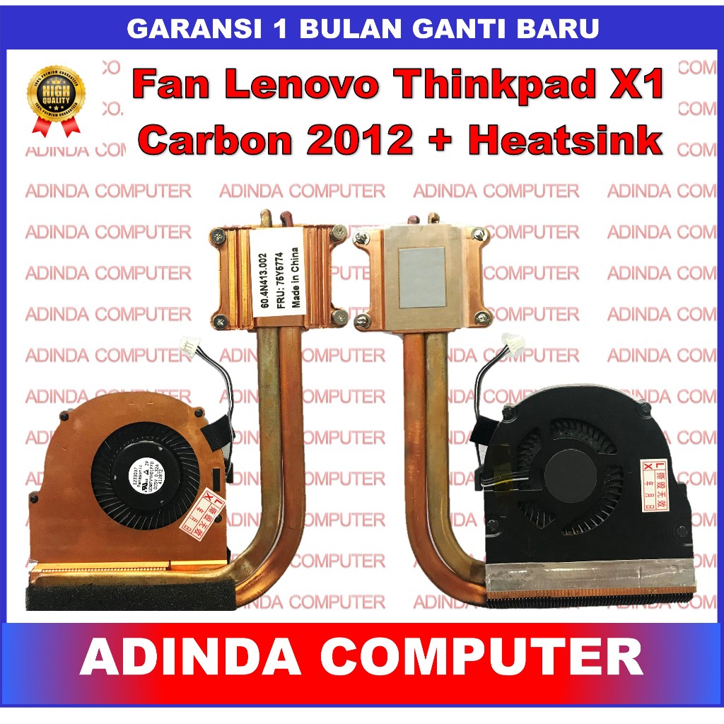 Fan Lenovo Thinkpad 2012 /13 Carbon X1 X1C 04W3589 Heatsink