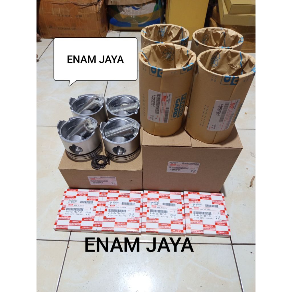 LINER KIT PISTON RING PISTON PANTHER 2.5