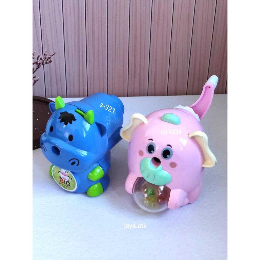 

[SALE] Rautan Serutan Meja Putar Fancy Karakter Lucu Bentuk Boneka Rumah Robot Sharpener Meja