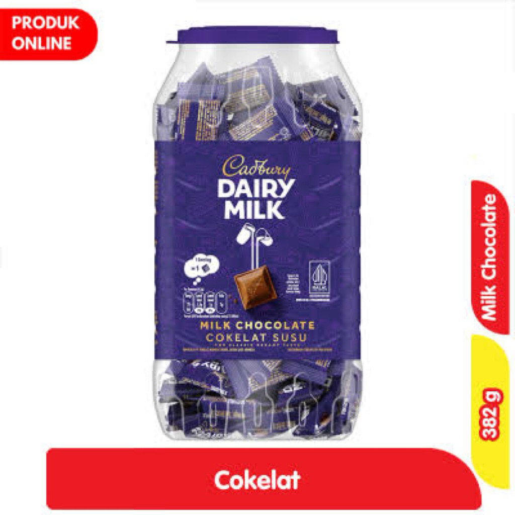 

[TOPLES] Cadburry Dairy Milk ORIGINAL Import 382 Gram