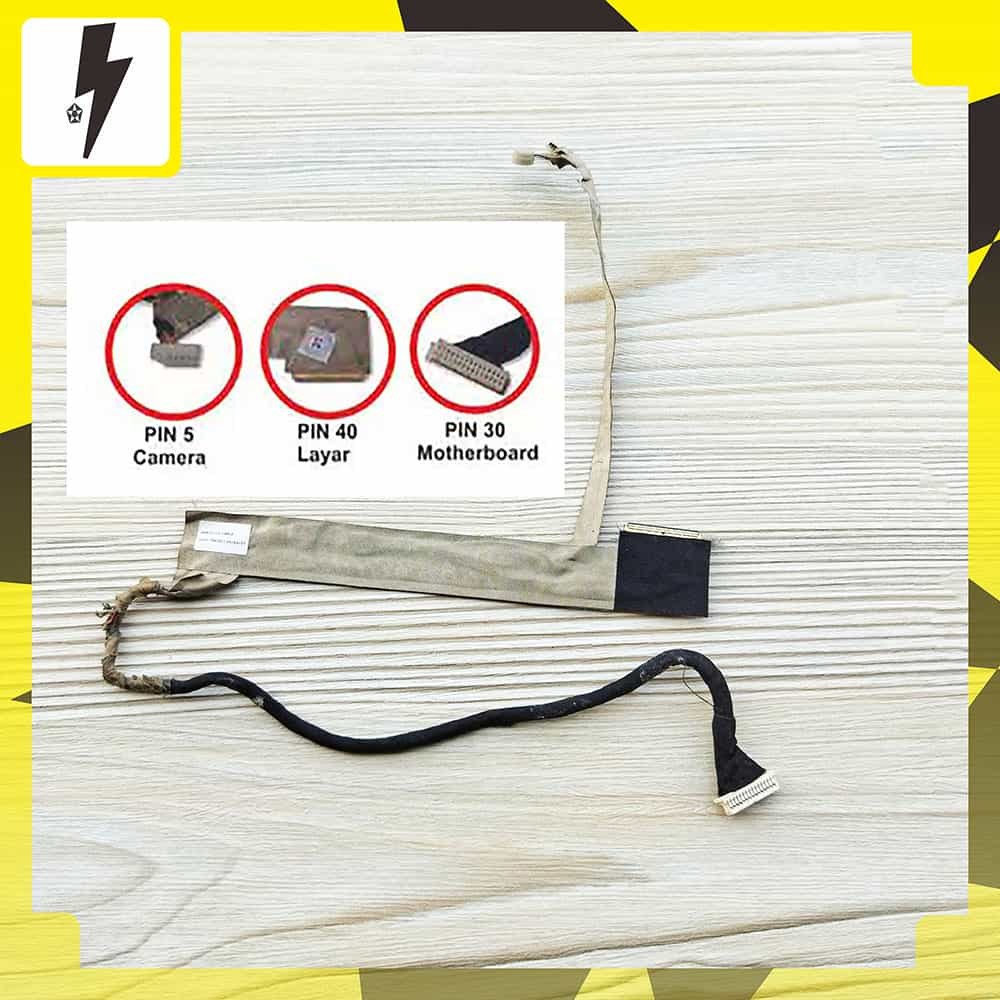 Kabel Fleksibel Layar 40 Pin 30 Pin Smart Olive X107B JW810 Flexible Laptop