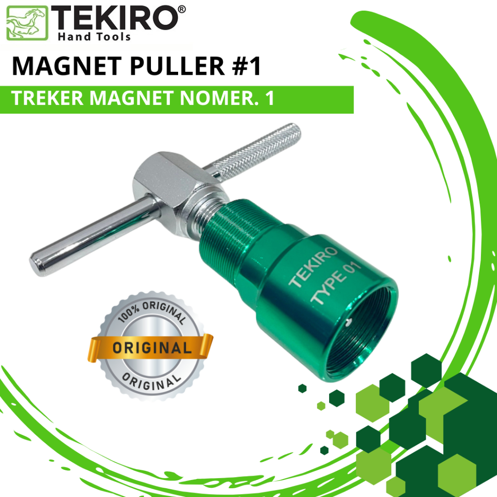 TEKIRO Treker Magnet Multifungsi No 1 Magnetic Treker No.1 Flywheel Fly Wheel Puller Kunci Magnetic