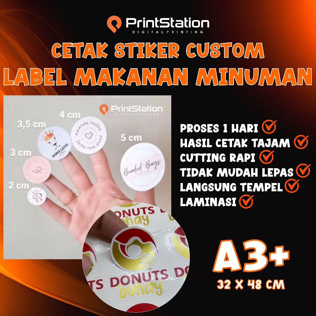 

STIKER LABEL MAKANAN MINUMAN BONTAK / CHROMO FREE DESIGN