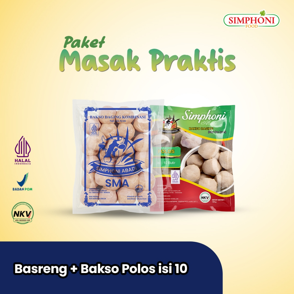 

Bakso Simphoni Basreng isi 25 dan Bakso Unyil isi 10 Ukuran Besar Murah Gurih