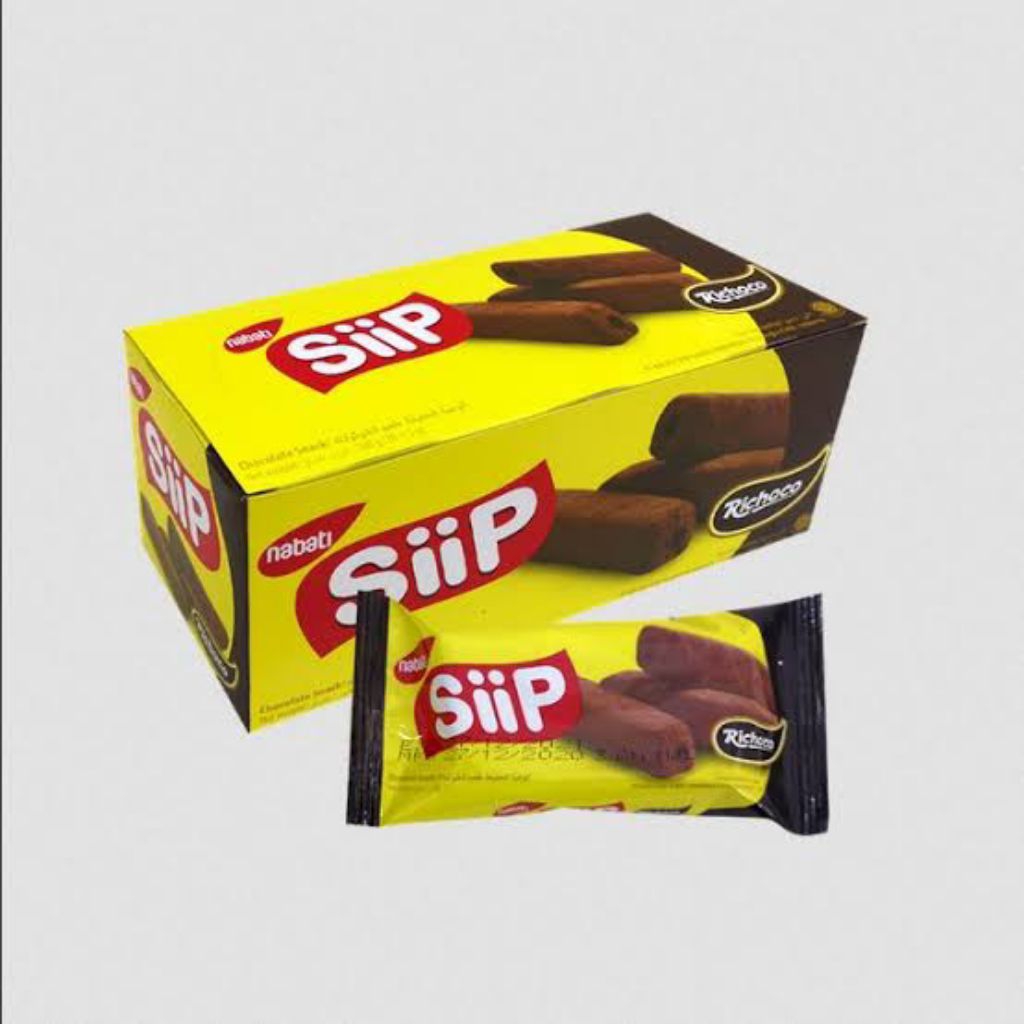 

Nabati SIIP box isi 20 Rasa Coklat