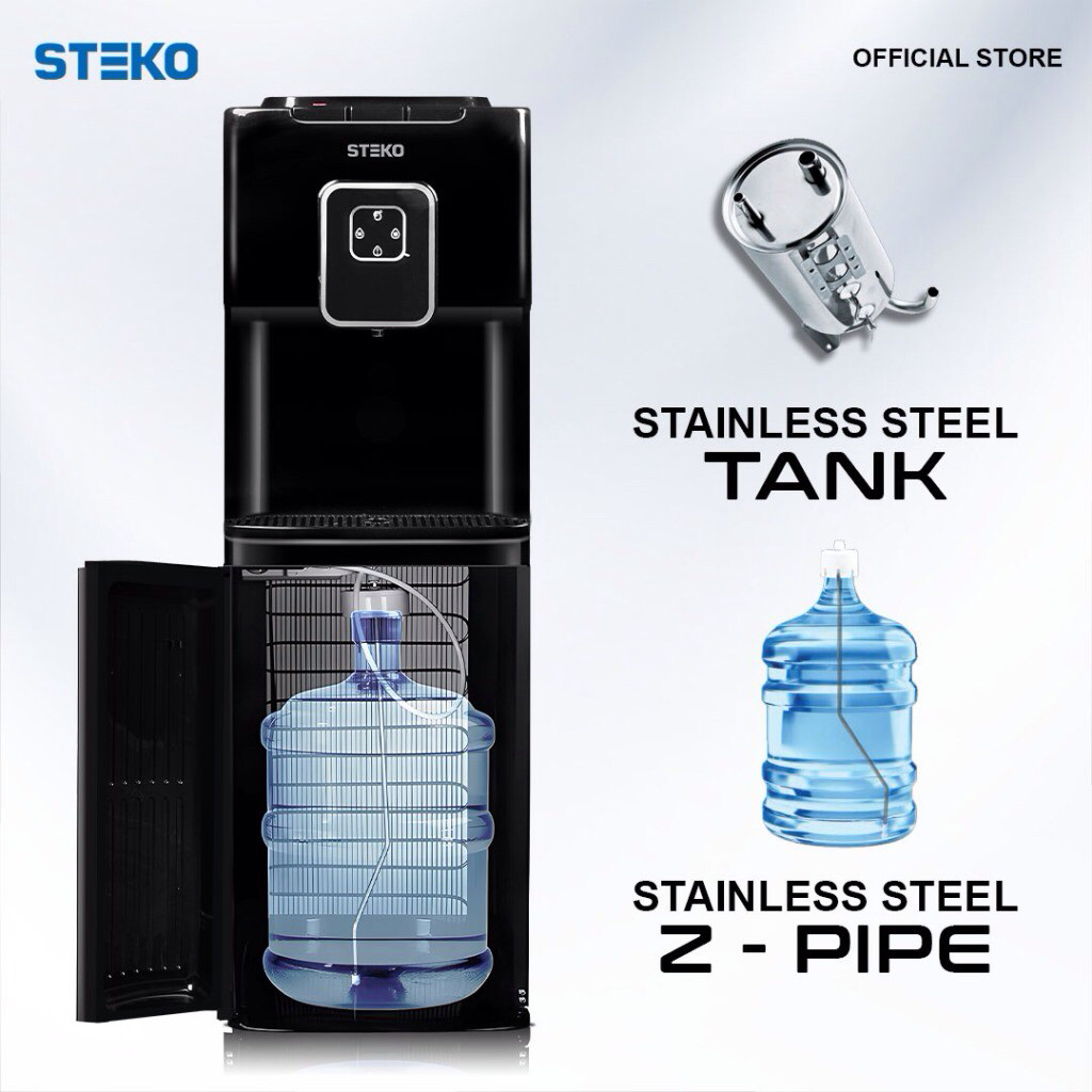 DISPENSER STEKO HDC-77 A GALON BAWAH KOMPRESOR dispenser steko galon bawah dingin kompresor garansi 