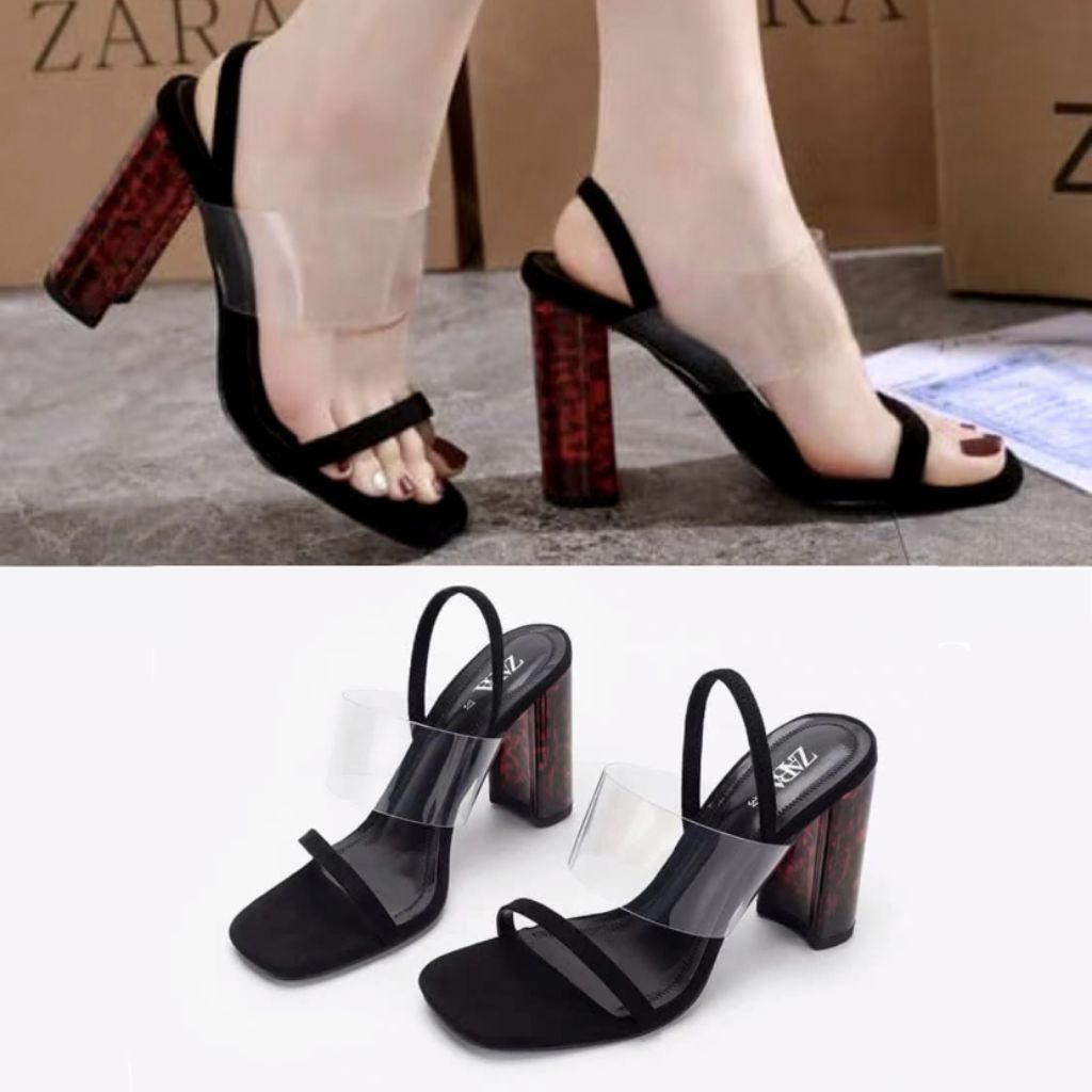 Sepatu Zara Chunky Heels Shoes
