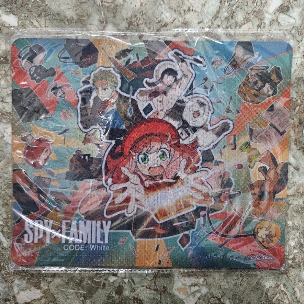 Official Mousepad SPY x Family Fan Screening Code White CGV