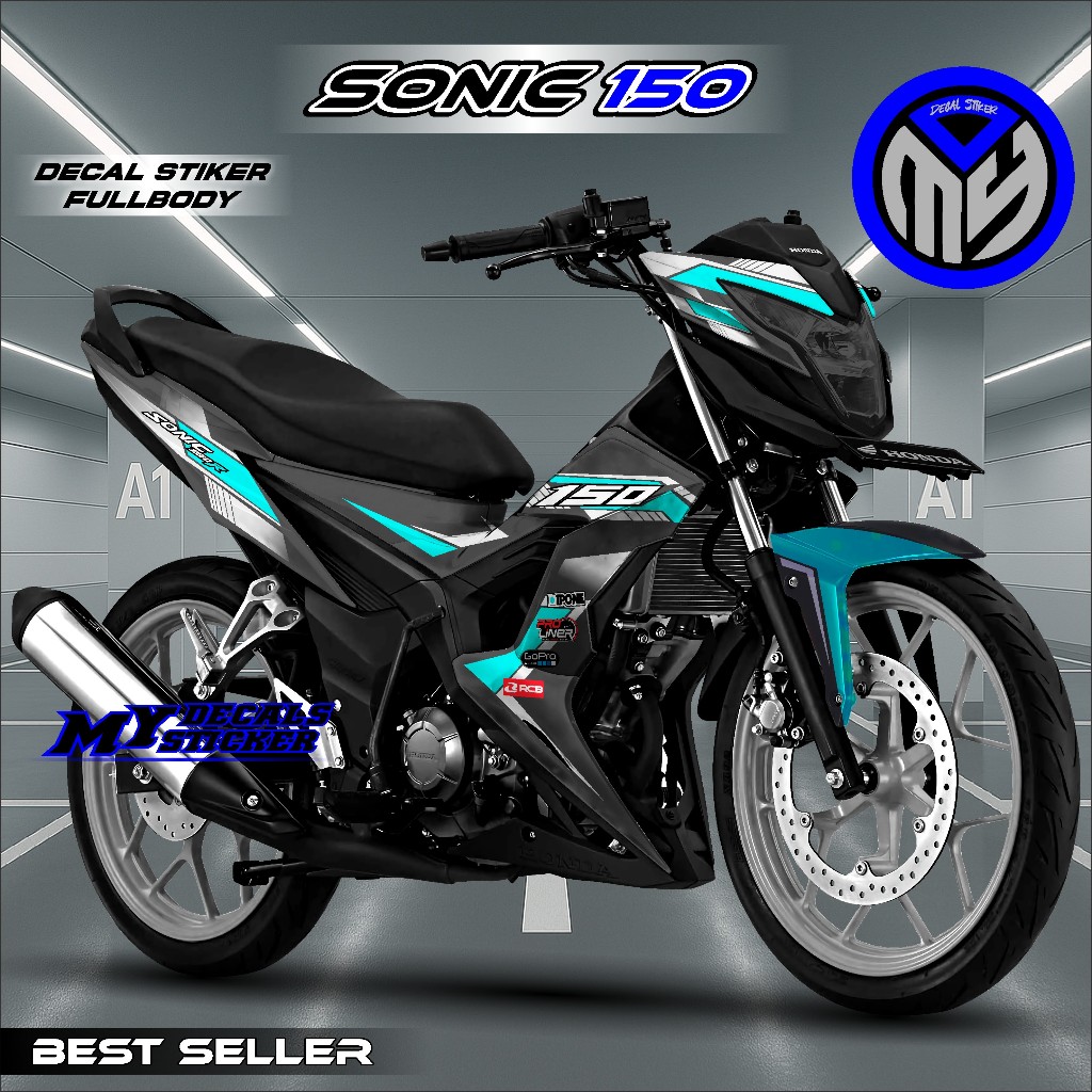 ( COD ) Decal Stiker Honda Sonic 150r Full body Terbaru - Sticker Variasi Sonic 150 R Custom Racing