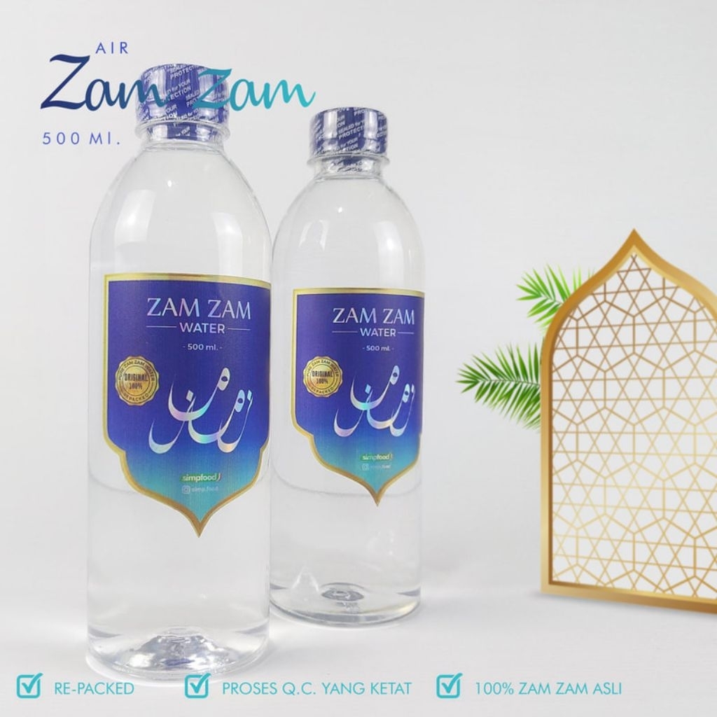 

Air Zamzam Netto 500Ml Asli 100% Tanpa Campuran