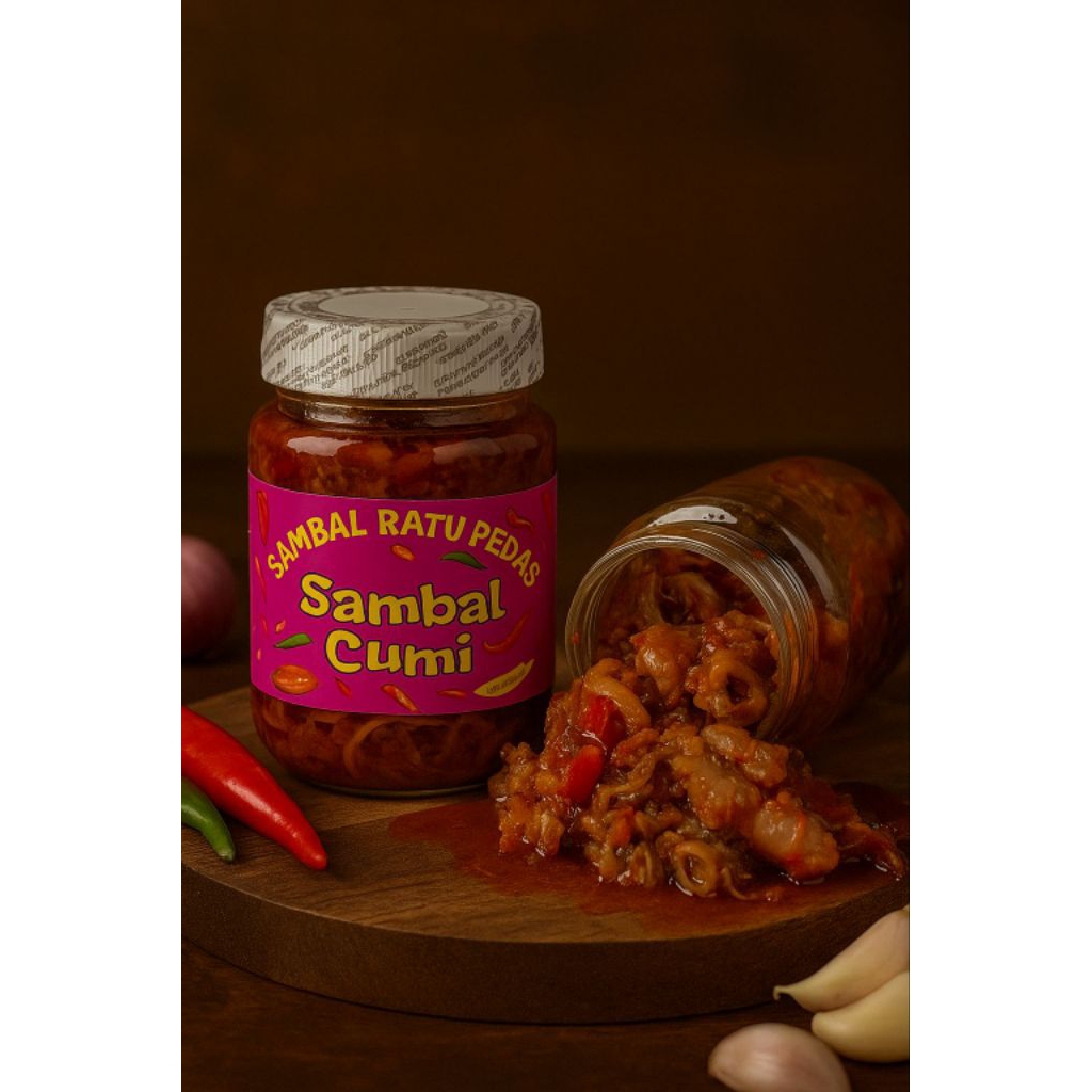 

Sambal Cumi Ratu Pedas 200 gram