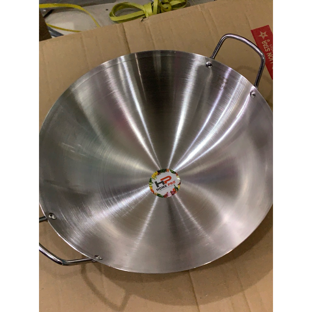 WAJAN STAINLESS TEBAL UKURAN 40 CM